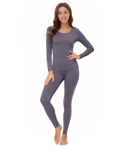 WiWi Thermal Underwear Long Sleeve Clothes Winter Lounge Tops Pants Sets for Womens, Soft...