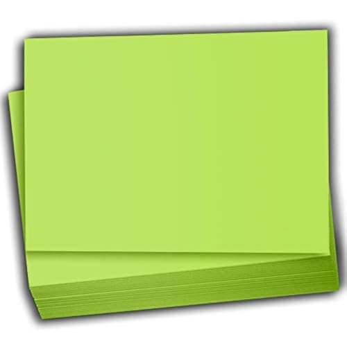 Papier cartonné coloré vert citron Hamilco 12,7 x 17,8 cm pour scrapbooking