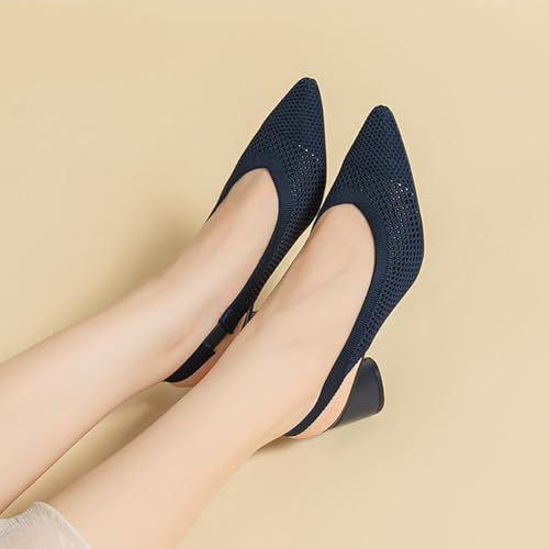 Slingback Heels for Women Closed Pointed Toe Pumps Kitten Heel Party Dress Shoes3