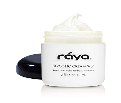 RAYA Glycolic Cream X-50 with AHA (G-329) | Exfoliating Facial Treatment for Non-Sensitive Skin Beginning to Show Signs of Aging | Helps Reduce Lines and Wrinkles | Made with Alpha Hydroxy Acids