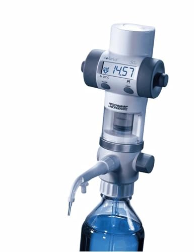Hirschmann 9392050 Solarus Electronic Burette, Bottletop Dispenser; 50 mL