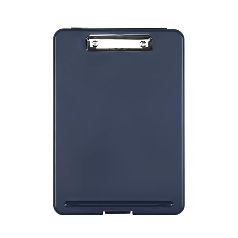 Image of oddpod Praise A4 Clip Pad /Clipboard with Storage Case for Paper and Document Storage 83002 (Dark Blue)