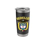 Medellin Colombia Emblem, Medellin Colombia, Medellin Stainless Steel Insulated Tumbler