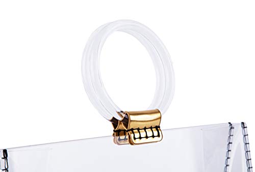 Bolso Tote Transparente Elegante para Mujer miniatura 7