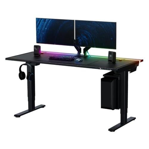 Secretlab Magnus Pro XL Tapis de Bureau MAGPAD Stealth | Bureau Assis-Debout Ergonomique avec Gestion magnétique des câbles | Colonne d’Alimentation...
