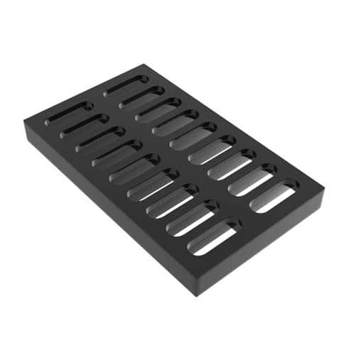 JLLEIZYZ Tapa Pozo, Rejilla Desague Jardin, Excelente Rendimiento Antioxidante, Adecuada para Centros Comerciales, Estacionamientos, Escuelas(35x50x3cm/14x20x1.2in)