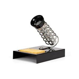 Velleman Basis soldeerbouthouder met reinigingsspon, instapmodel, ideaal voor beginners en hobbyisten, kwaliteit bij diy, elektronicaprojecten en reparaties