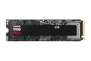 Samsung Memorie MZ-VAP4T0BW 9100 PRO SSD Interno da 4TB, PCIe 5.0 x4, NVMe 2.0, SSD Progettato per Professionisti e Gamer, Compatibile con PC e Playstation 5
