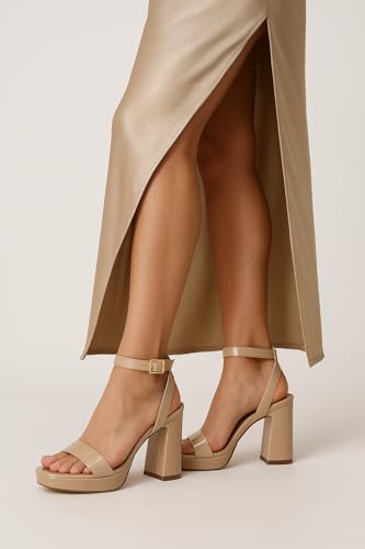 CUSHIONAIRE Women's Cherry platform dress sandal +Memory Foam and Wide Widths Available2