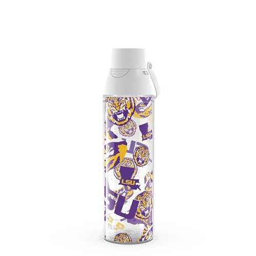 Tervis Venture Lite LSU Tigers - All Over Made in USA Double Walled Insulated Tumbler Travel Cup Keeps Drinks Cold & Hot 24oz Water Bottle Classic