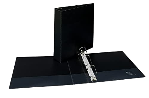 Image of Avery Durable 3 Ring Binder, 2 inch Slant Rings, Color (Black, Blue, Maroon, Green) Will Vary, 1 Binder (11558)