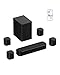 ULTIMEA 7.1 Kanal Surround Soundbar, Soundbar für den Fernseher mit 4 Surround Lautsprechern, 330 W, Surround Sound System, HDMI ARC, TV Soundbar mit Subwoofer, Bluetooth® 6.0, Aura A40 Pro