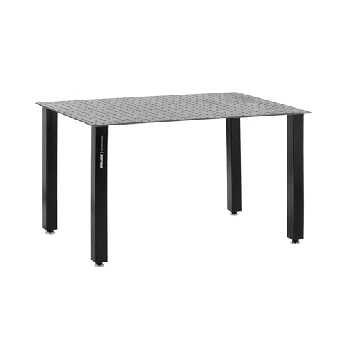 Stamos Welding Group SWG-TABLE15016PRO+ Schweißtisch 200 kg 150 x 100 cm Lochplatte höhenverstellbar Schwarz Legierter Stahl