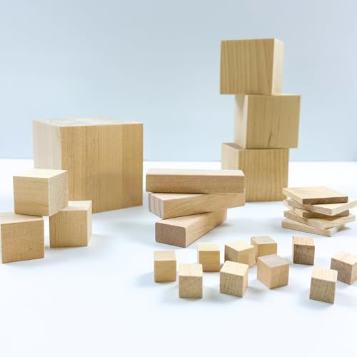 Wooden Photo Prop Blocks for Elevating Flat Lays, Photography Staging,