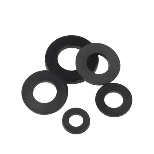 Lkq-������ M2 M2.5 M3 M4 M5 M6 M8 M10 M12~ M24 White/Black Plastic Nylon Flat Washer Plane Spacer Insulation Gasket, �������肵�Ă��đϋv��������