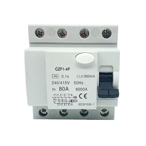 Disjoncteur d'échappement type B rail DC 4P 25A 30mA AC pour coffret - 2
