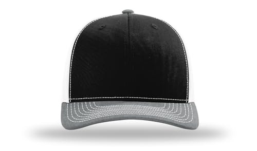 Image of Richardson 112 Trucker Hat - Premium Blank Baseball Cap, Adjustable Snapback Hat - Structured Six Panel Richardson Blank Hats