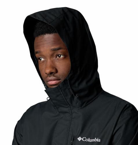 Image of Columbia Men Polyester Standard Length Omni-Tech Hikebound II Hiking and Trekking Waterproof Rain Jacket