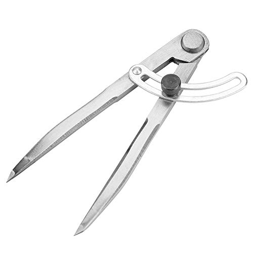 150mm Wing Leather Divider Rotating Tool Carbon Steel Spacing Compasses Edge Area For Mechanical marking and Leather making