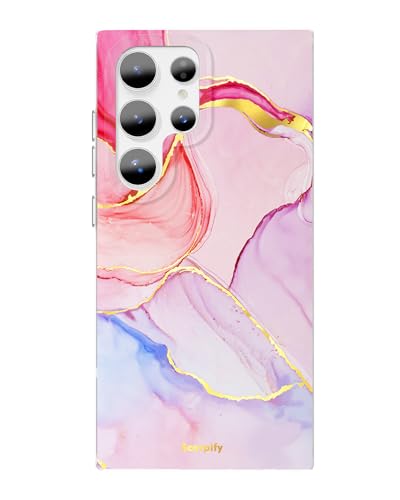 Coque Samsung S22 Ultra anti-chute avec bride rose et MagSafe - 7
