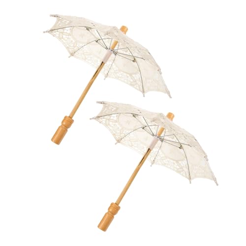 Dentelle mariage parapluie romantique pour sublimer l'album des mariés