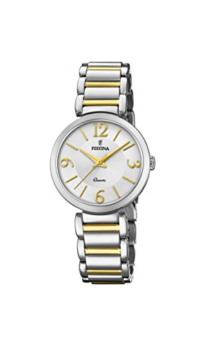 Preisvergleich Produktbild Festina Damen Analog Quarz Uhr mit Edelstahl beschichtet Armband F20213 / 1