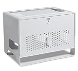 SUPPORT DE ROUTEUR MULTIFONCTIONNEL : L'organisateur de routeur convient aux routeurs WIFI, aux décodeurs TV, aux organisateurs de câbles, aux appareils multimédias et autres accessoires TV.