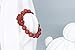 Fengshui Prosperity Feng Shui 10mm Red Agate Beads Elastic Bracelet with Pi Xiu/Pi Yao Attract Wealth and Good Luck