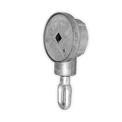 Preisvergleich Produktbild DIWARO.® / Kegelradgetriebe für Markisen / 3:1 / mit Endanschlag / blank / Markisengetriebe