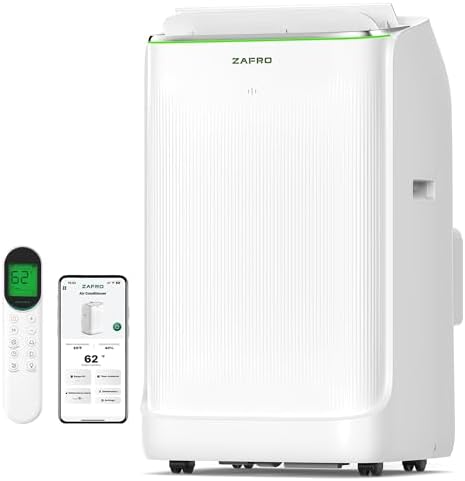 ZAFRO Smart Inverter Portable Air Conditioners, 16000 BTU (12000 ...