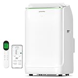 ZAFRO Smart Inverter Portable Air Conditioners, 16000 BTU (12000 BTU SACC) Dual Hose Portable AC Unit with Energy Saving/Ultra Quiet(42dB)/Drainage-free Cooling/APP/Remote for Multi-Scenario Use