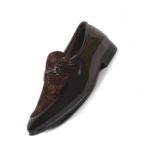 Image of FAUSTO Men Leather Pull-On Shoes