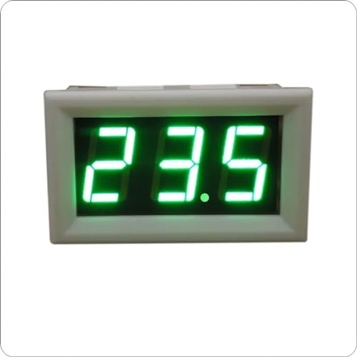 Voltmètre DC 0-300V LED vert haute précision à 3 fils pour panneau