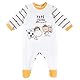 Chicco Unisex Baby, Tutina in ciniglia Con piedino Kleinkind-Schlafanzüge, Bianco, 0 Monat