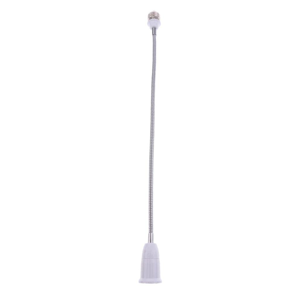 E27 LED Light Bulb Lamp Holder Flexible Extension Adapter Converter 60cm-image-37