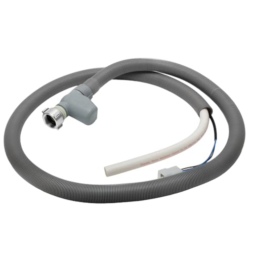 Aquastop Manguera de entrada, 1,85 m, universal, para lavadora, lavavajillas, lavavajillas, manguera de extensión multiusos para tubos de desagüe