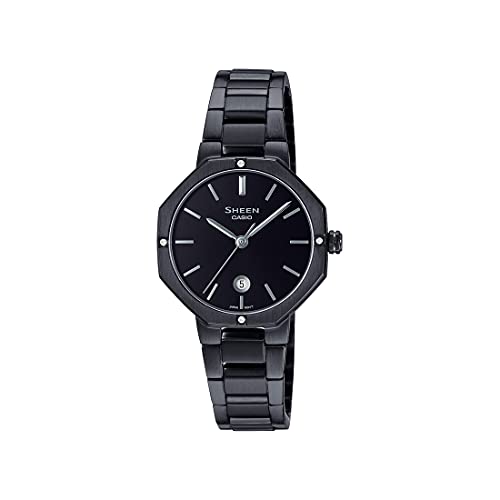 Image of Casio Analog Black Dial Women's Watch-SHE-4543BD-1AUDF