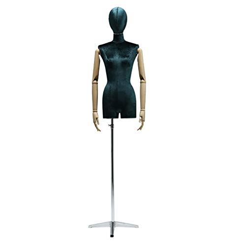 Female Dressmaking Mannequin Tailors Tailors Mannequin Dummy Clothing Store Mannequins Model with Metal Base Window Display Shelf