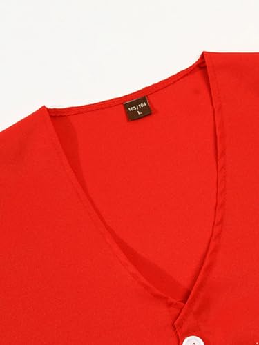 Womens Mens Button Vest Adult Volunteer Activity Vest Waistcoat Unisex Waiter Bartender Work Uniform Clerk Workwear3