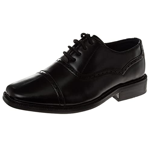 Image of Joseph Allen Men's Boys Classic Styles Oxfords, Derbys, Monks and Loafers Casual Dress Formal Shoes Assorted Colors (Toddler to Adult Sizes)