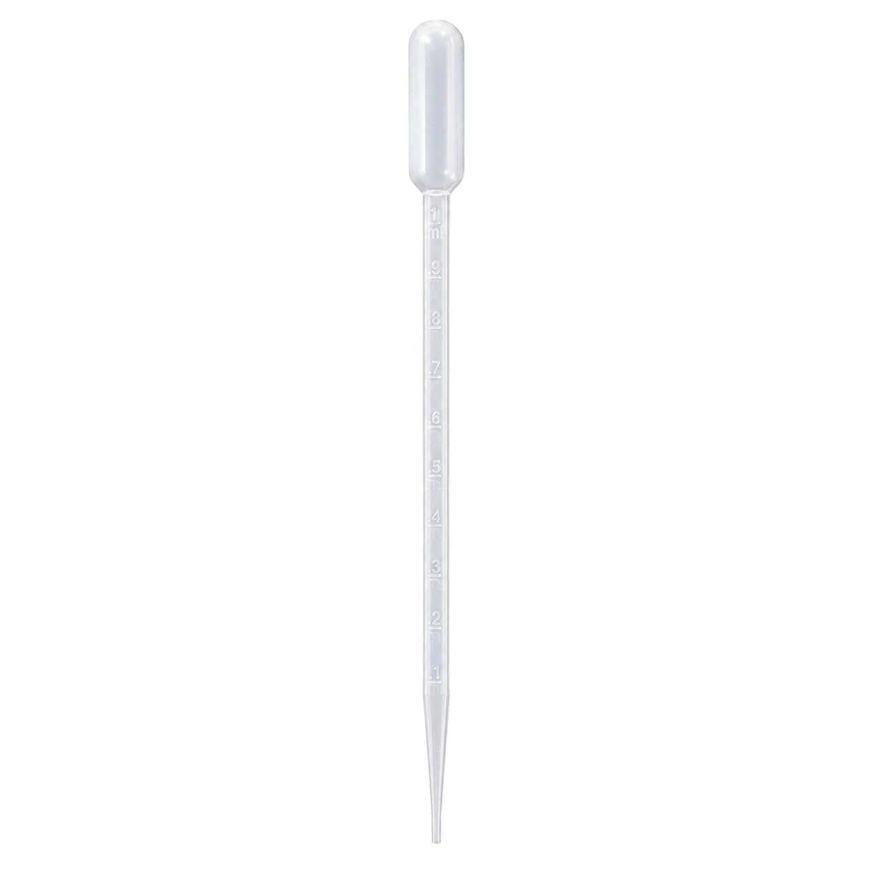 Lot 100 Pipettes Pasteur Graduées en Plastique PE-10ml