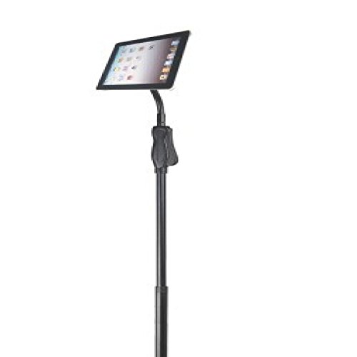 Image of MX Flexible Gooseneck Tablet Floor Stand - Universal iPad Holder for Bed, Couch, Office - Adjustable Height & 360 Rotation - Heavy-Duty & Hands-Free
