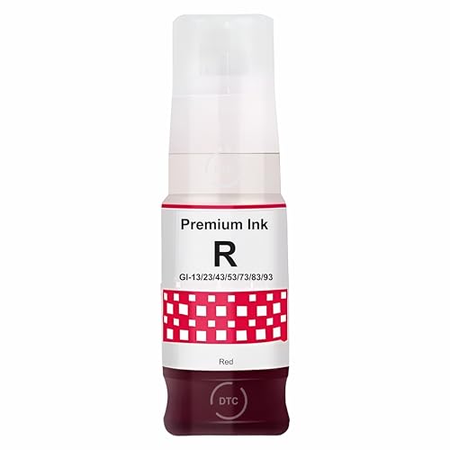 Image of Duplex DTC GI-73 Ink Bottle Compatible for Canon Pixma G570, G670, G550, G650, G620 Printers (GI-73 Red Ink 1 Pcs)