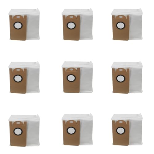 Dust Bags Replacement For Honiture Q6 / Q6 Pro / Q6 SE/Airzeen Q6 SE: 9 Pack Durable and Efficient Dust Bags for Pet Hair, Dirt, and Debris on All Floor Surfaces