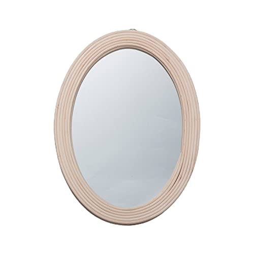 Eladcncmc Ratán Decoración Artística Innovadora Vestidor Nórdico Ovalado Maquillaje Entradas Y Baño