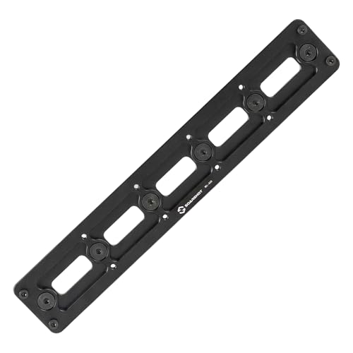 SOARSHOT MLOK Arca Rail Adapter Quick Release Dovetail Plate Compatible with Arca-Swiss & RRS Tripod Heads CNC Aluminum Bipod & Tripod Mount for Hunting (ML-220)