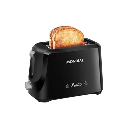 Tostador de Pães Pratic, Mondial, Preto/Prata, 700W, 110V - T-18