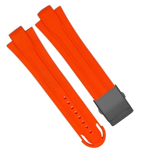 Bracelet montre caoutchouc Oris étanche boucle déployante acier