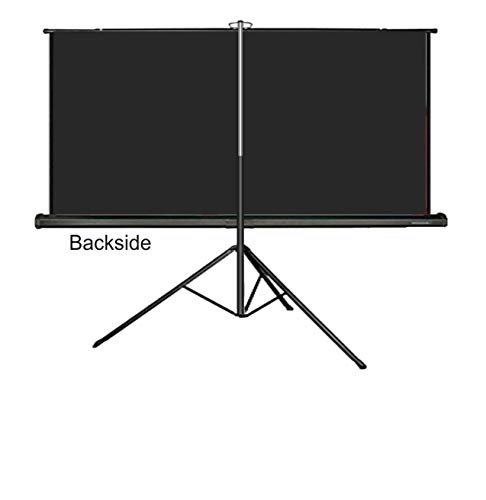 Image of Technolite 8 x 6 Feet Tripod Projector Screen, Full HD 1080 P, UHD-3D-4K Technology, 120 Inch Diagonal 4:3 Ratio, Comes with Stand(White)