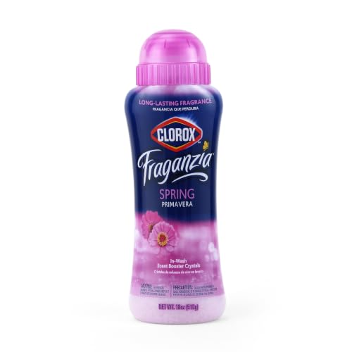 Image of Clorox Fraganzia In-Wash Scent Booster Crystals, Spring, 2 x 18 Oz, 6-Pack